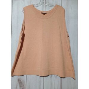 CJ Banks Sweater Ladies 3x Orange Sleeveless‎